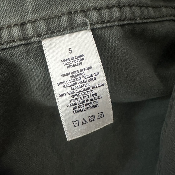 Aeropostale Frayed Military Jacket Size Small - Picture 7 of 7